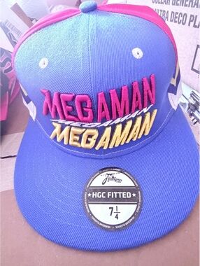 MEGAMAN FITTED HAT BY HEADGEAR CLASSICS 7-1/4 NWT $40